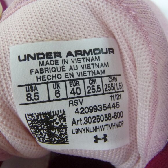 Under Armour Charged Breathe Cross Trainers 8.5 - Picture 13 of 14